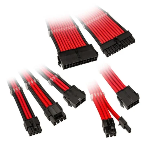 Alternative view of Комплект оплетени кабели Kolink Core, Red