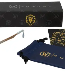 Комплект GUNNAR x World of Warcraft Alliance Edition Blue Crystal - Amber - Очила +