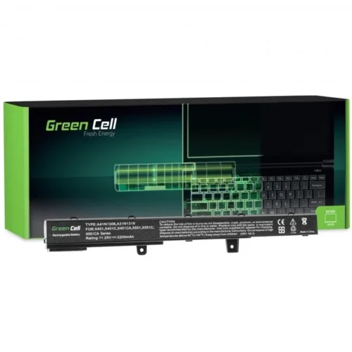 Батерия  за лаптоп GREEN CELL Asus X551 X551C X551CA X551M X551MA X551MAV F551 F551C F551M R512C R512CA R553L A31N1319