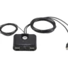 Превключвател ATEN US224 2 компютъра към 4 USB периферни