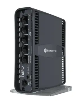 Рутер MikroTik hAP ax2 C52iG-5HaxD2HaxD-TC 2.4/5GHz Eternet LAN Черен