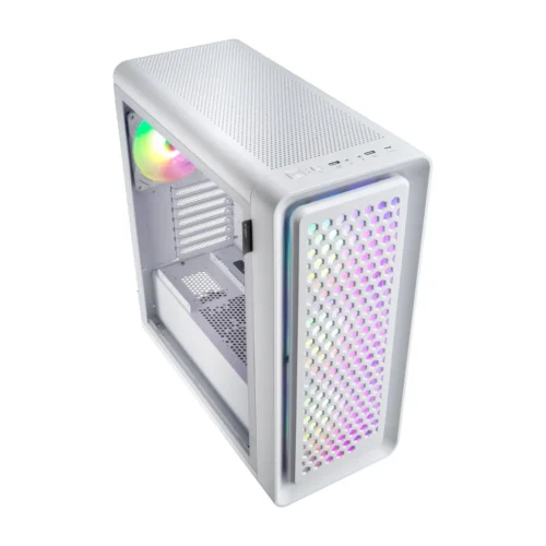 Alternative view of Кутия за компютър FSP CUT593, ATX, Ultra-Tower, Type-C, 4 x ARGB 140mm, Бяла