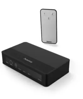 Alternative view of Превключвател / суич HAMA 4K-HDMI 3x1, 121770