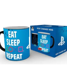 Alternative view of Чаша ABYSTYLE PLAYSTATION Mug Heat Change Eat Sleep Repeat