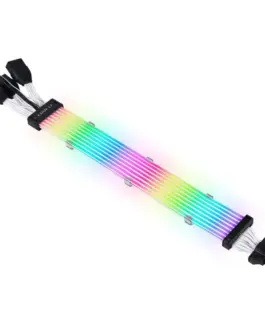 Удължителен RGB кабел Lian-Li Strimer Plus V2 16-Pin 12VHPWR към 3x8-Pin за RTX 40-та серия 108