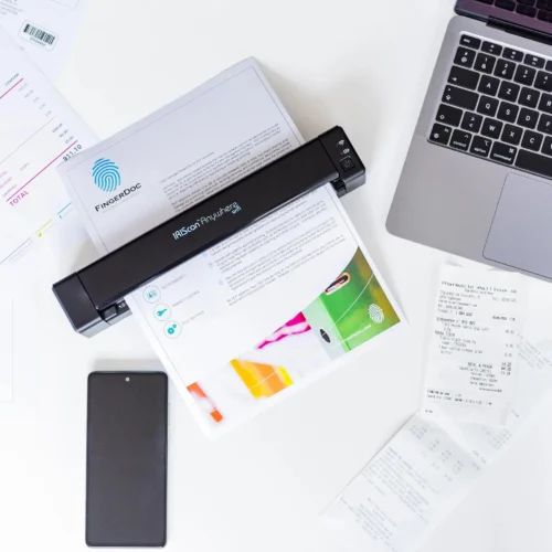 Alternative view of Преносим скенер IRIS IRIScan Anywhere 6 Wifi, A4, USB-C, Черен