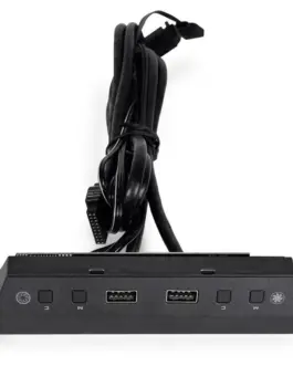 Alternative view of Контролер Lian Li LAN216-1X, I/O-Panel ARGB за LANCOOL 216 кутия, черен