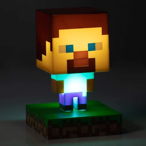 Alternative view of Статуетка Paladone Minecraft: Steve Icon Light BDP