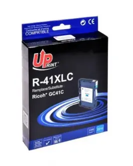 Мастило гел UPRINT GC41M, RICOH, 36ml, 2500 копия, 405762, Cyan