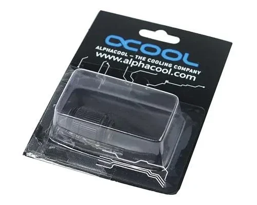 Alternative view of Адаптер Alphacool HF, Двоен нипел, G1/4 - G1/4, Въртящ се, Черен мат