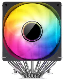 Alternative view of Охладител за процесора Jonsbo CR-3000 ARGB Black 2x120mm