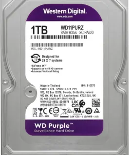 Alternative view of Хард диск WD Purple WD11PURZ, 1TB, 5400rpm, 64MB, SATA 3