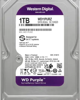 Alternative view of Хард диск WD Purple WD11PURZ, 1TB, 5400rpm, 64MB, SATA 3