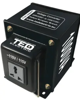 TED ELECTRIC волтов конвертор  220V / 110V  Up / Down  1000VA  TED003645