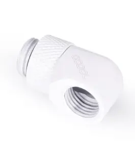 Alternative view of Въртящ се L-конектор Alphacool Eiszapfen, G1/4 AG auf G1/4 IG, Бял