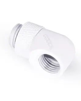 Alternative view of Въртящ се L-конектор Alphacool Eiszapfen, G1/4 AG auf G1/4 IG, Бял