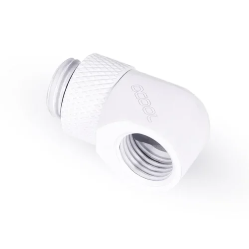 Alternative view of Въртящ се L-конектор Alphacool Eiszapfen, G1/4 AG auf G1/4 IG, Бял
