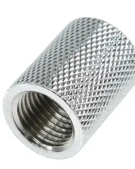 Муфа Alphacool Вътрешна резба G1/4 AG - G1/4 AG Хром
