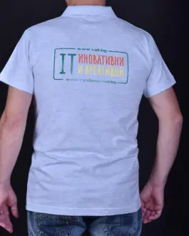 Тениска VALI COMPUTERS Gents размер XL Бяла