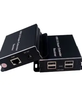 USB Extender (усилвател) ESTILLO ASKHU04-USB 1x4 усилва USB сигнал до 100 м по UTP кабел