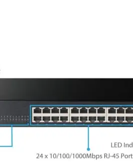 Alternative view of Суич EDIMAX GS-1026, 24x Gigabit порт, 2х SFP порт, за монтиране в шкаф