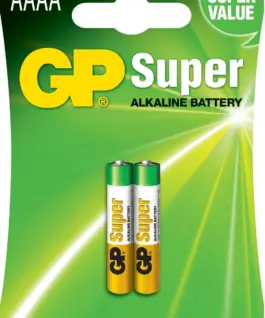 Алкална батерия GP 1.5V AAAA LR61- 2бр. в опаковка GP