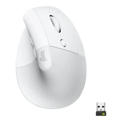 МИШКА LOGITECH Lift Vertical - Wireless - White - PN 910-006475