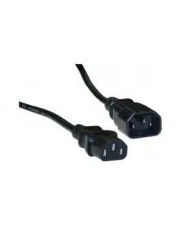 Удължителен захранващ кабел Estillo 3 pin Черен