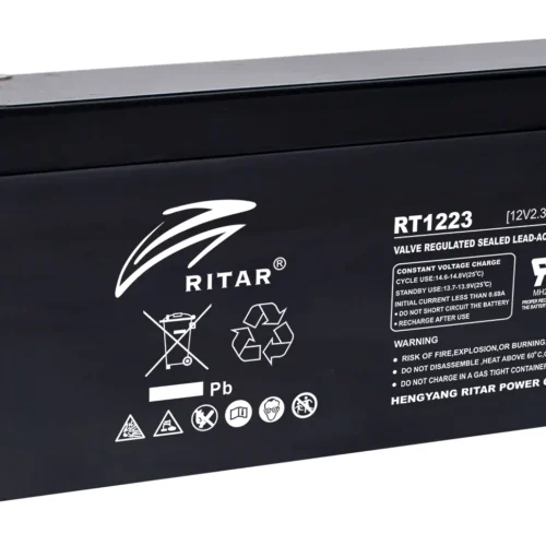 Оловна батерия RITAR (RT1223) 12V 2.3Ah AGM 177/ 35/ 62 mm