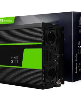 Alternative view of Инвертор GREEN CELL, 12/220V,  DC/AC, 1500W/3000W, Чиста синусоида