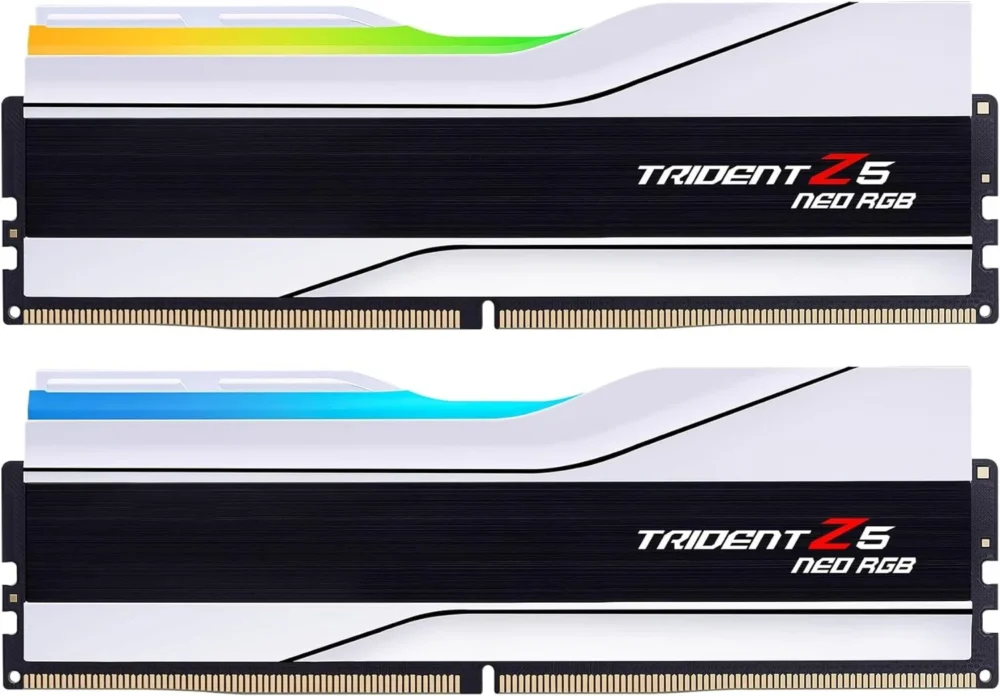 Памет за компютър G.SKILL Trident Z5 Neo RGB 32GB(2x16GB) DDR5 6400MHz F5-6400J3039G16GX2-TZ5NRW - AMD