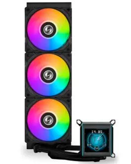 Alternative view of Охладител за процесор Lian Li GALAHAD II LCD 360 ARGB - Black