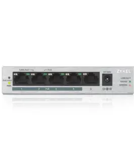 Alternative view of Суич ZyXEL GS1005-HP, 5-портов гигабитов неуправляем PoE+, 60W