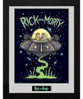 GBEYE RICK AND MORTY - Framed print "Ship" (30x40)