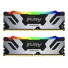 Памет за компютър Kingston Fury Renegade Silver/Black RGB 64GB(2x32GB) DDR5 6400MHz CL32 -