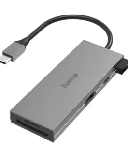 Alternative view of 6-портов хъб USB-C, 2 x USB-A, USB-C, HDMI, SD, microSD