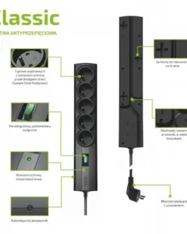 Alternative view of EVER Surge protector CLASSIC 1,5M T/LZ09-CLA015/0000