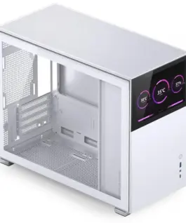 Alternative view of Кутия за компютър Jonsbo D31 Screen TG, mATX, Бял