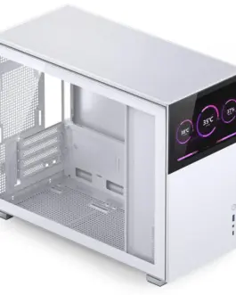 Alternative view of Кутия за компютър Jonsbo D31 Screen TG, mATX, Бял