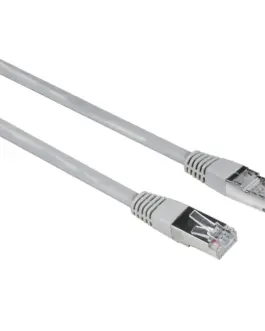 Мрежов кабел HAMACAT 5e FTP/UTP RJ-45 - RJ-45 20 м екраниран Сив булк