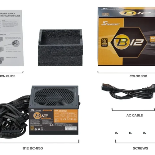 Alternative view of Захранващ блок Seasonic B12-BC-850, 850W Bronze 85+