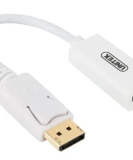 Unitek адаптер DISPLAYPORT TO HDMI 4K; Y-6332 бял