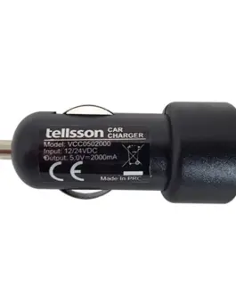 Tellsson зарядно за кола universal 1xUSB 2A