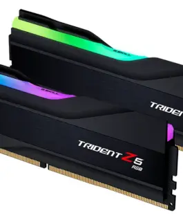 Alternative view of Памет за компютър G.SKILL Trident Z5 RGB Black 64GB(2x32GB) DDR5 6400MHz Intel XMP F5-6400J3239G32GX2-TZ5RK