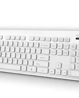 Esperanza WATERPROOF WIчервен USB клавиатура SINGAPORE бял