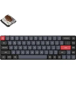 Геймърска Механична клавиатура Keychron K7 Pro QMK/VIA 65% Hot-Swappable Low Profile Gateron Brown Switch RGB