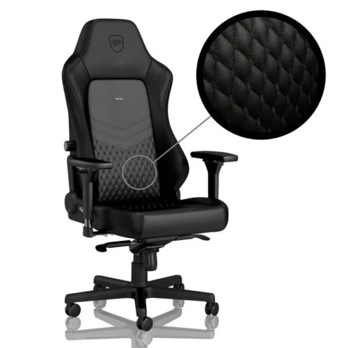 Alternative view of Геймърски стол noblechairs HERO Real Leather, Black