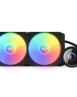 Alternative view of Охладител за процесор NZXT Kraken 240 RGB Black, LCD Display