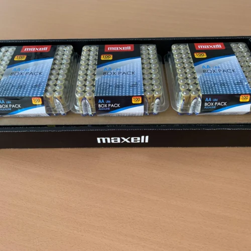 Алкални батерии MAXELL LR6 AA 10×10 бр / 100 бр. в PVC