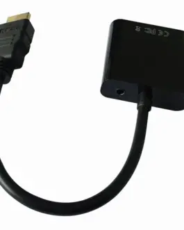 Alternative view of Gembird адаптер HDMI-A(M)->VGA (F)+with Audio